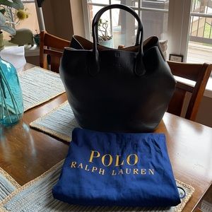 Polo Ralph Lauren Large Black Bellport Tote